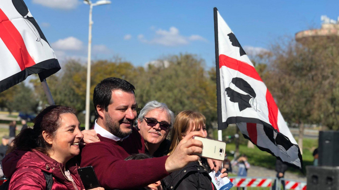 Salvini in Sardinien