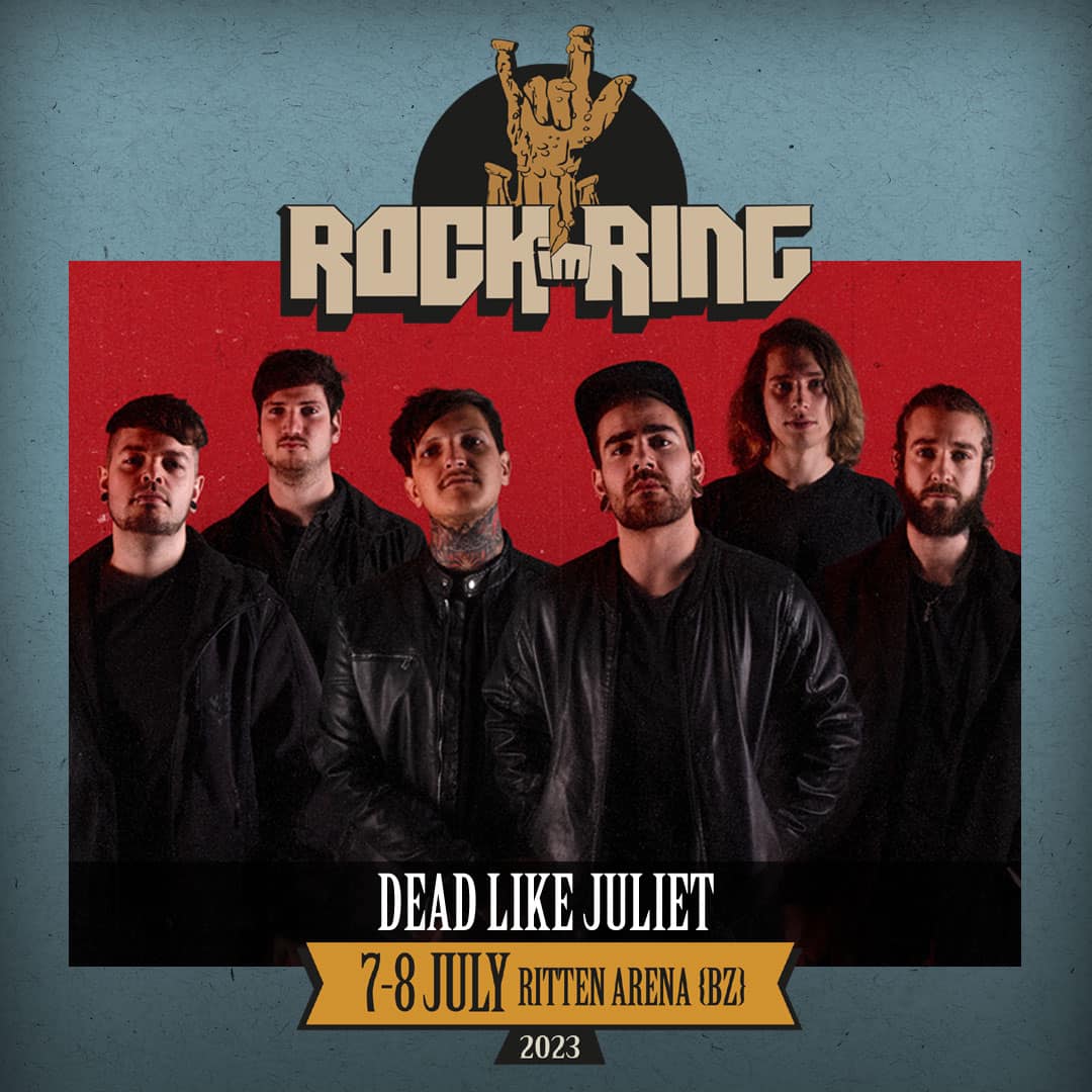 Wir nehmen an, dass sie an einer relativ hohen Position spielen werden: Dead Like Juliet sind für das diesjährige „Rock im Ring”-Festival in Klobenstein gebucht.