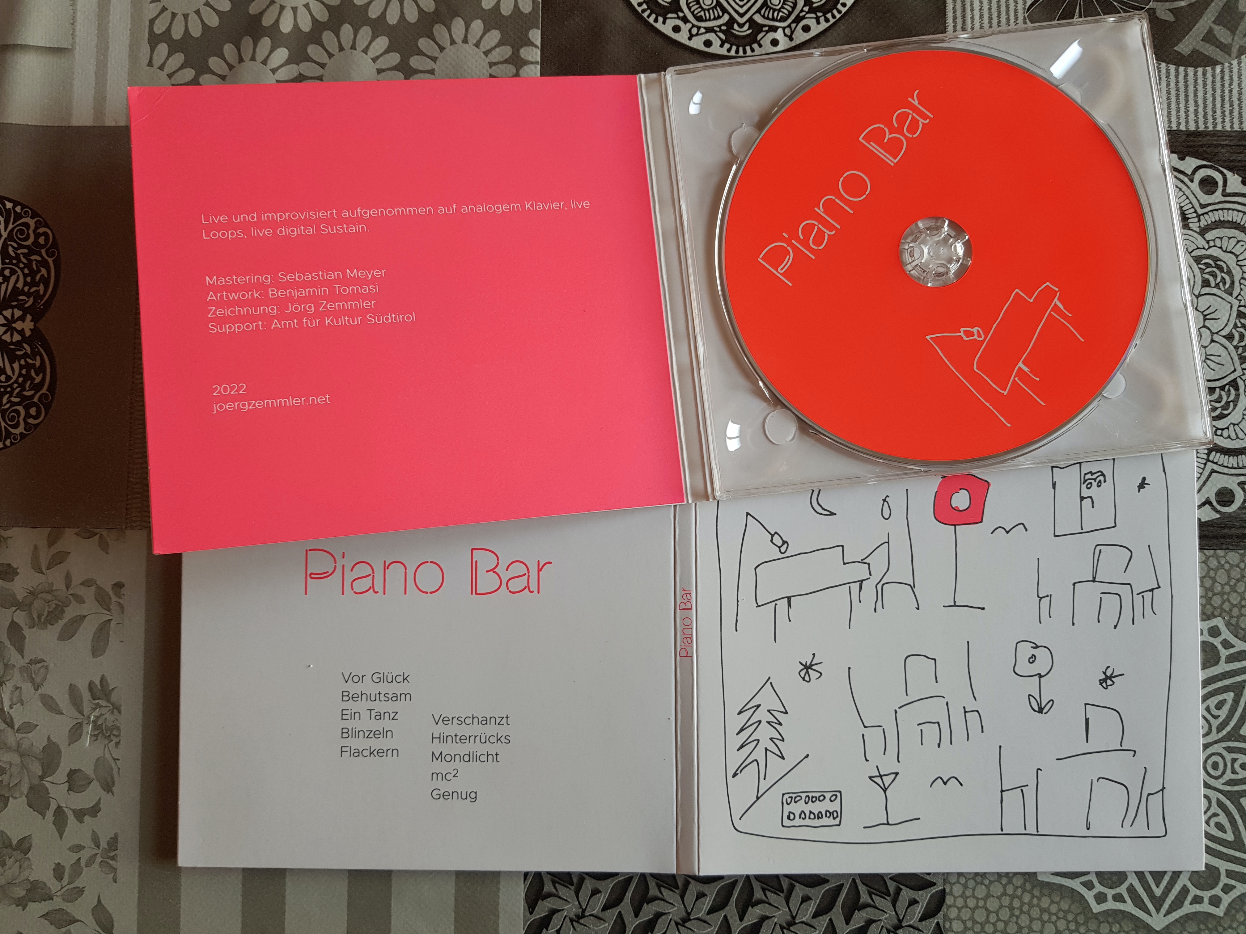 Jörg Zemmler's neue CD „Piano Bar“