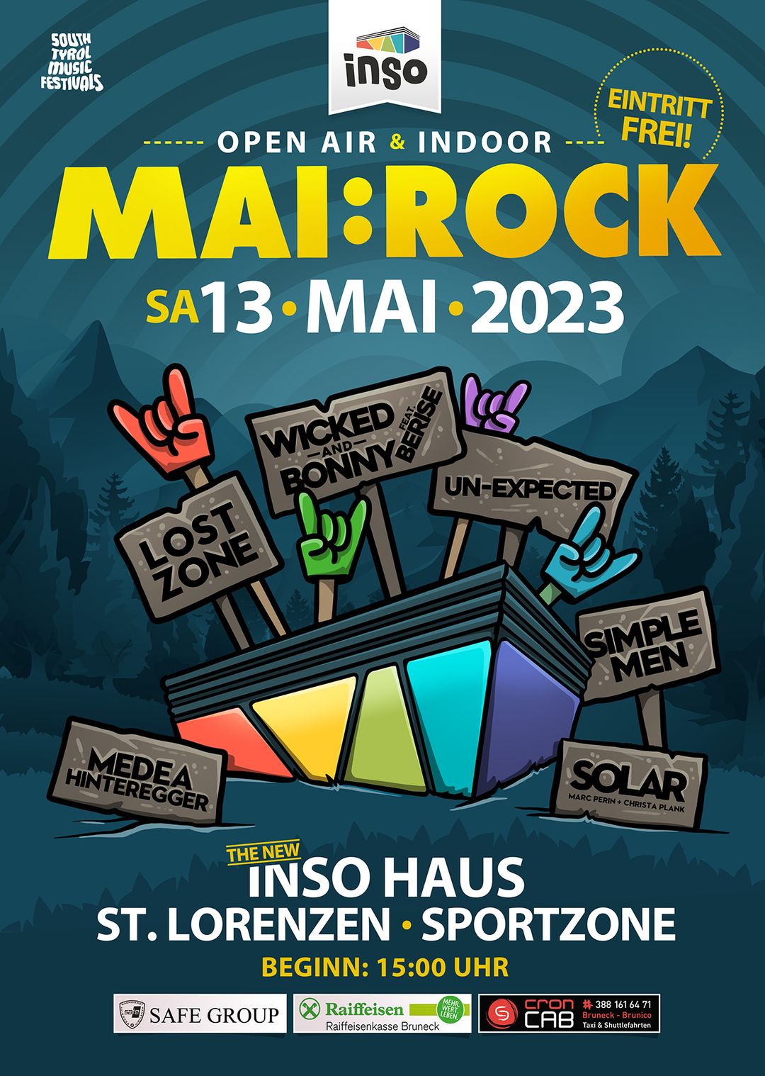 Die Openair-Saison darf beginnen: Das „Mai:Rock” in St. Lorenzen ist eines der ersten Festivals, das sich traut ins Freie zu gehen.