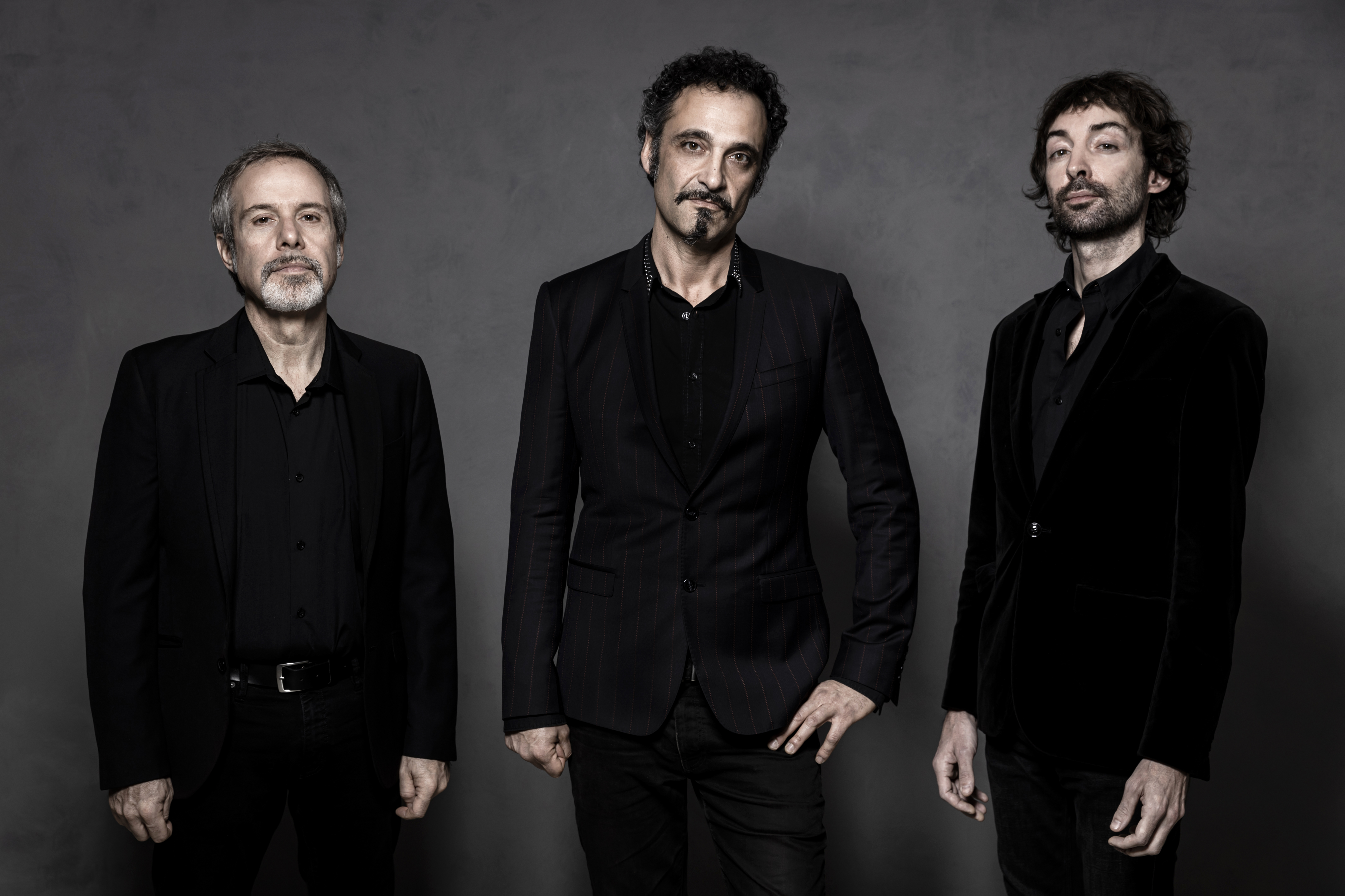 Manuel Randi Trio (v.l.n.r.): Mario Punzi (Schlagzeug), Manuel Randi (Gitarren) und Marco Stagni (Bass)