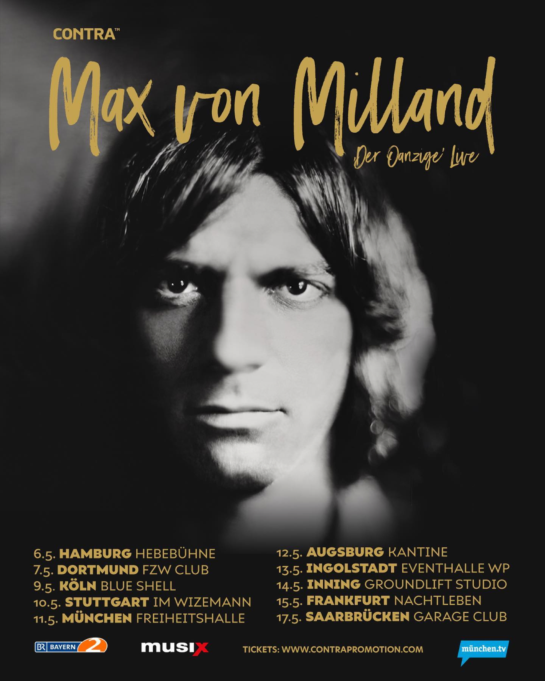 Nimmt im Frühjahr 2022 seine erste eigene Deutschland-Tour in Angriff: Der Brixner Singer/Songwriter Max von Milland.