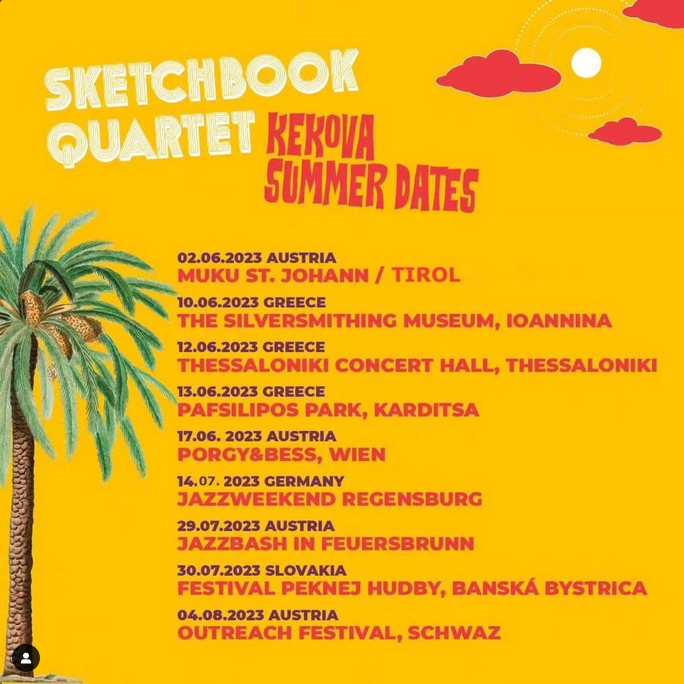 Sketchbook Quartet - Tourflyer