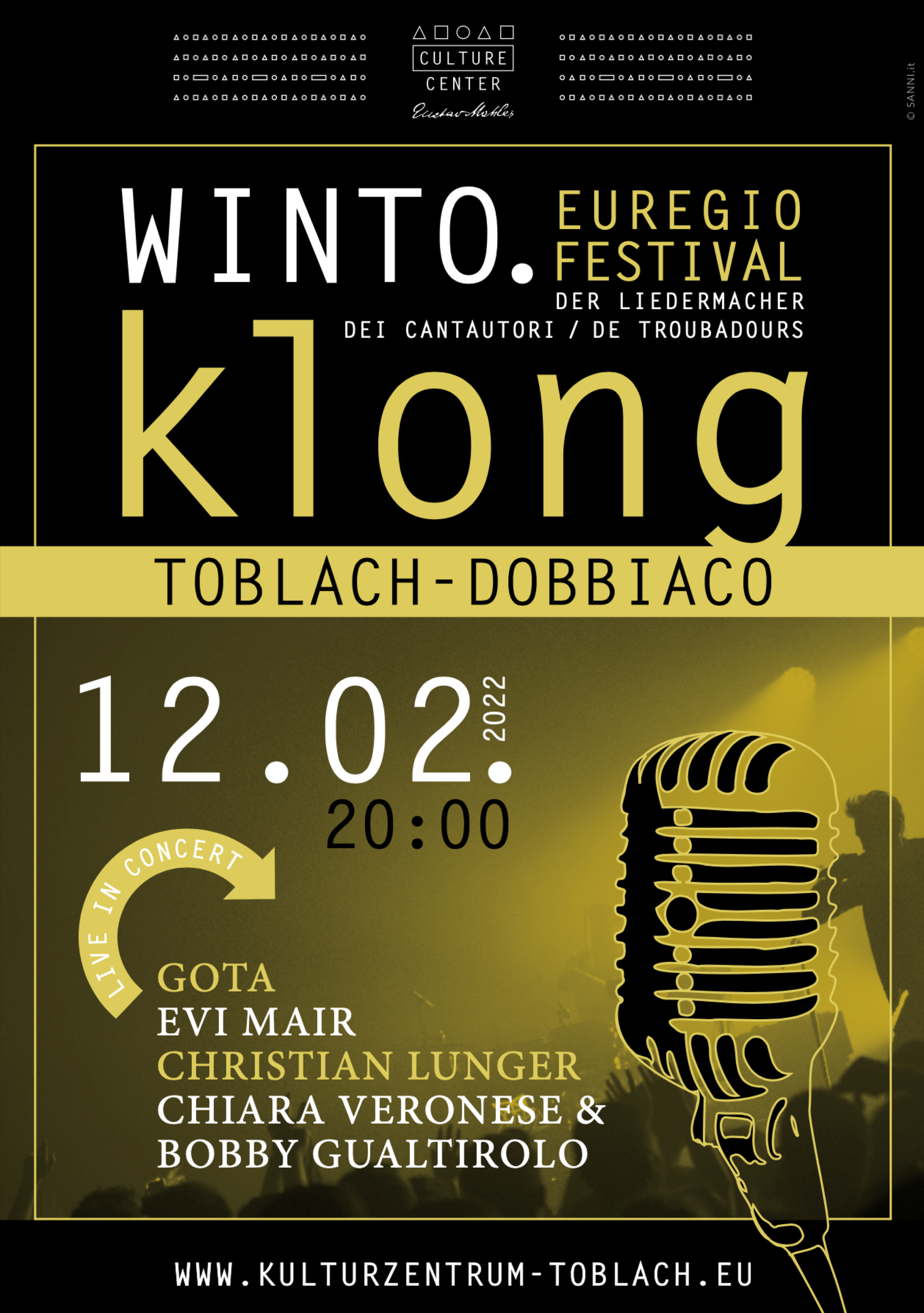 Findet morgen im Grand Hotel in Toblach statt: Das 2020 in Leben gerufene Festival für Liedermacher, das versucht, die Euregio Tirol abzudecken.