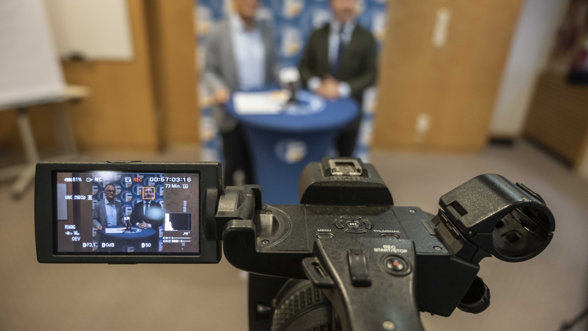 Pressekonferenz der Freiheitlichen