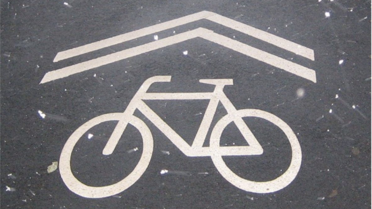 Segnaletica bici in centro