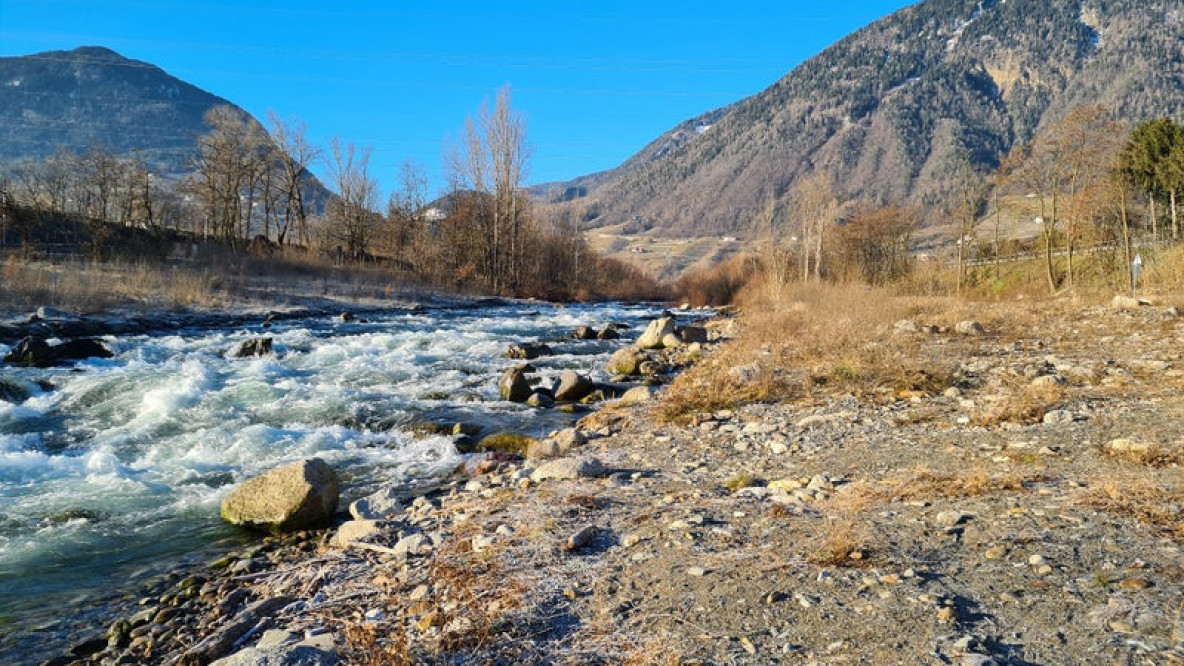 Falschauer Lana, Wildbachverbauung