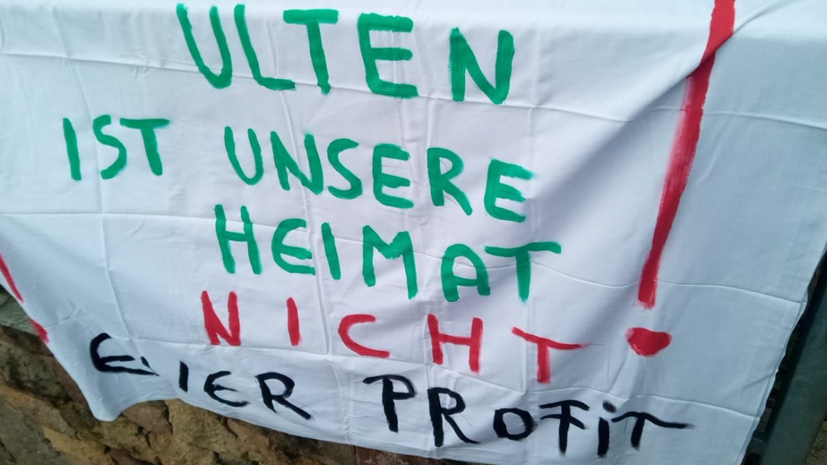 Protest gegen Pumpspeicherwerk