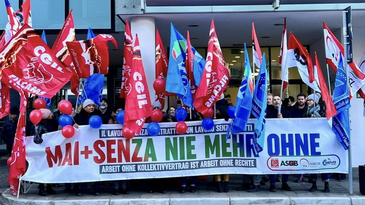 Sciopero Bolzano 23 dicembre 2023