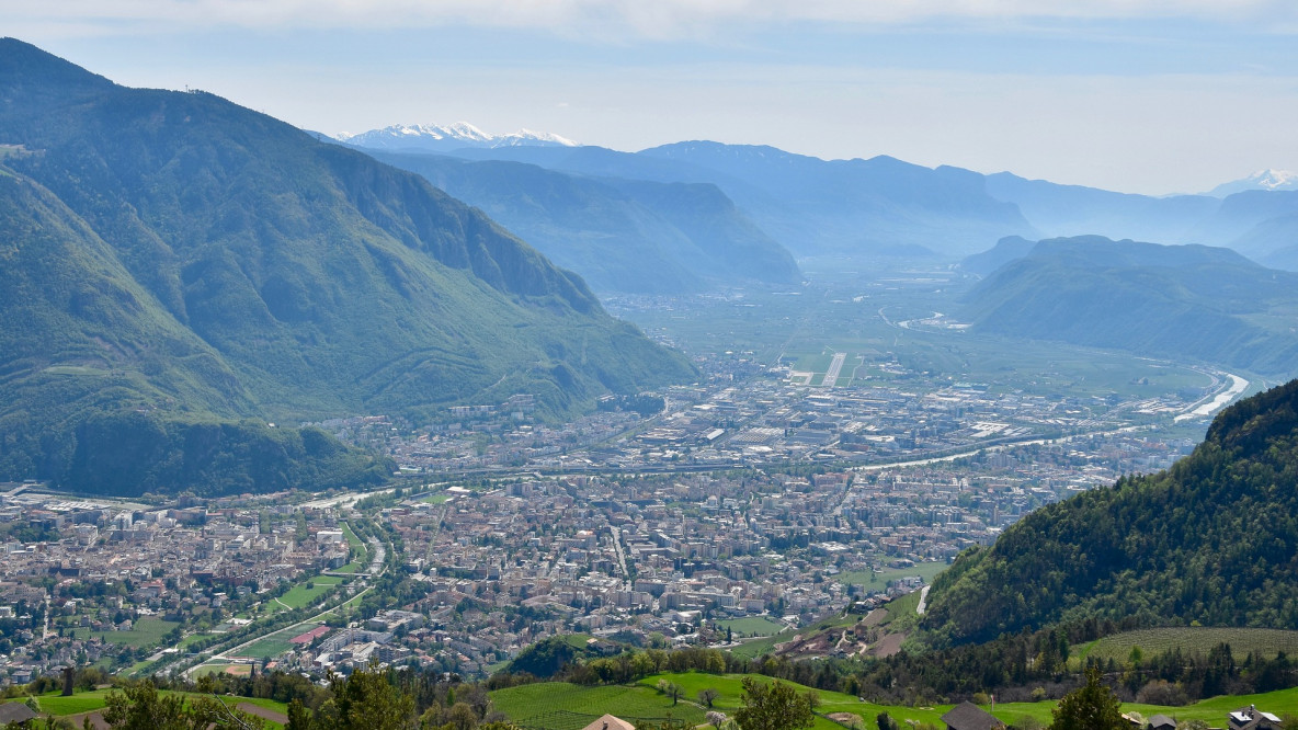 Bolzano dall'alto