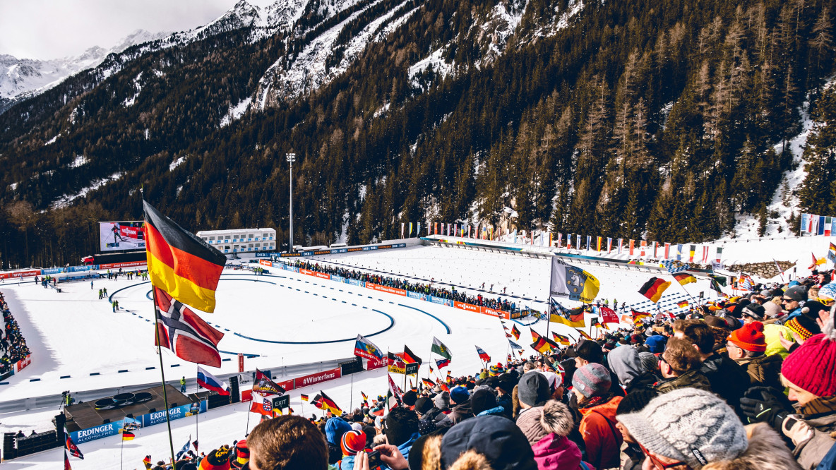 Biathlon Arena in Rasen Antholz