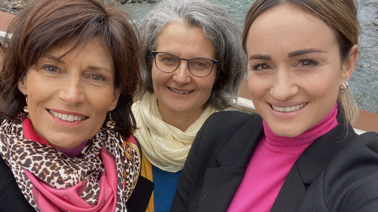 Sabine Mahlknecht, Verena Waldboth und Elisabeth Fulterer