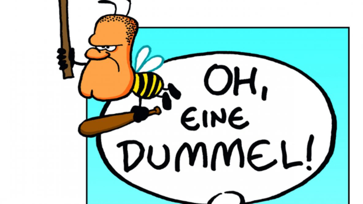 "Hier müssen Handschellen klicken und dann ab in den Steinbruch (von Laas natürlich...)!" - "OH, EINE DUMMEL!"