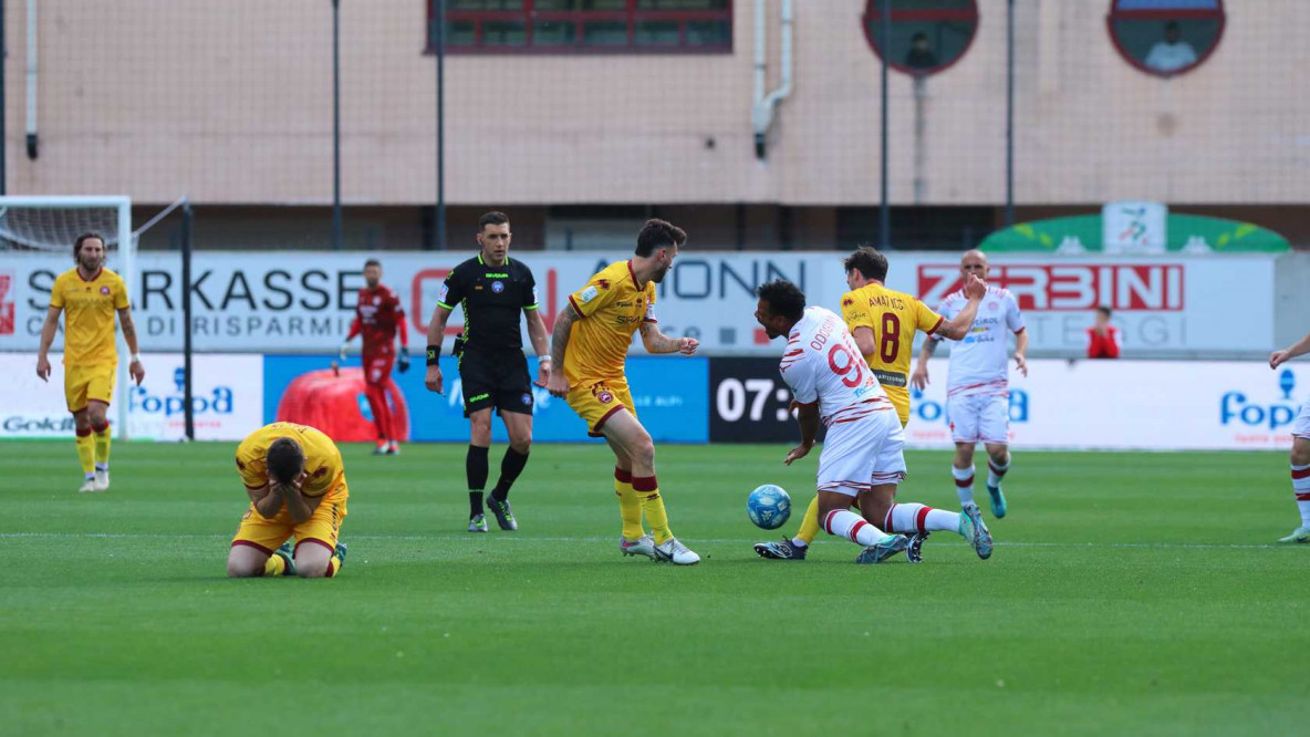 Raphael Odogwu hatte es schwer gegen Cittadella