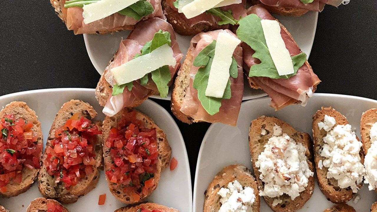 Dreierlei Crostini