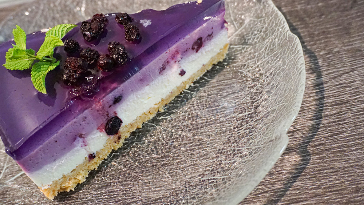 Blaubeeren-Frischkäse-Kuchen