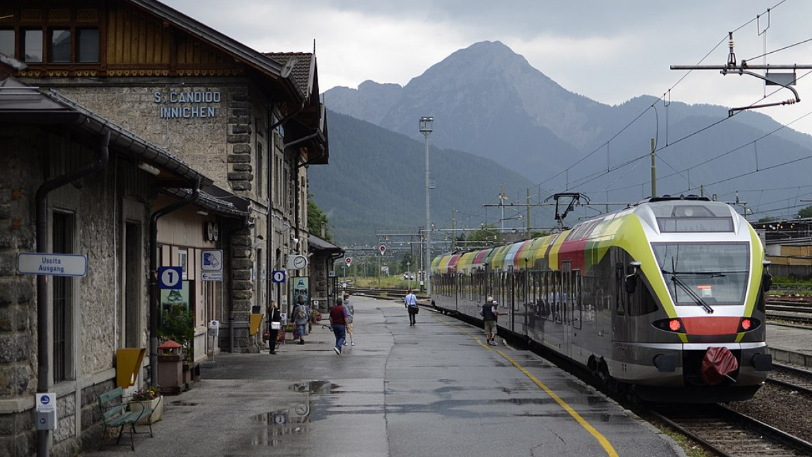 Bahnhof in Innichen