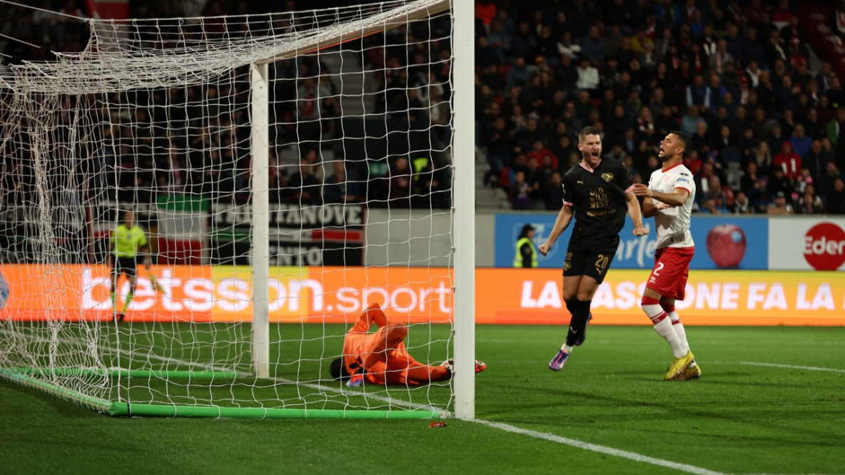 Palermo erzielt das 1:2