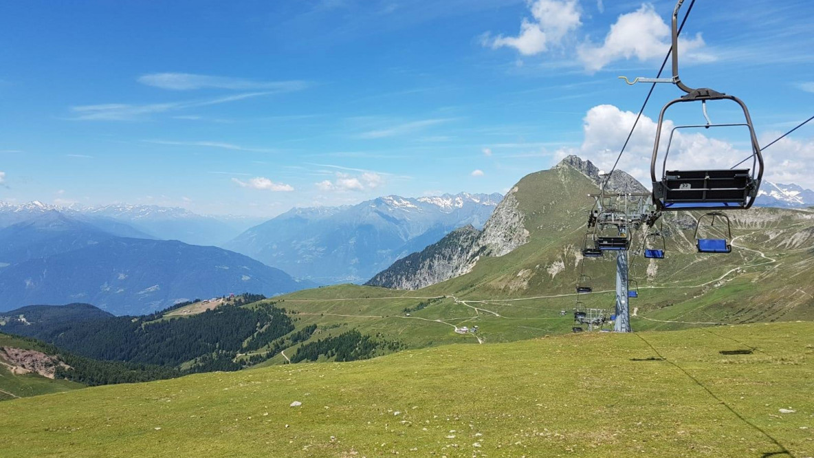 Kesselberg-Lift auf Meran 2000