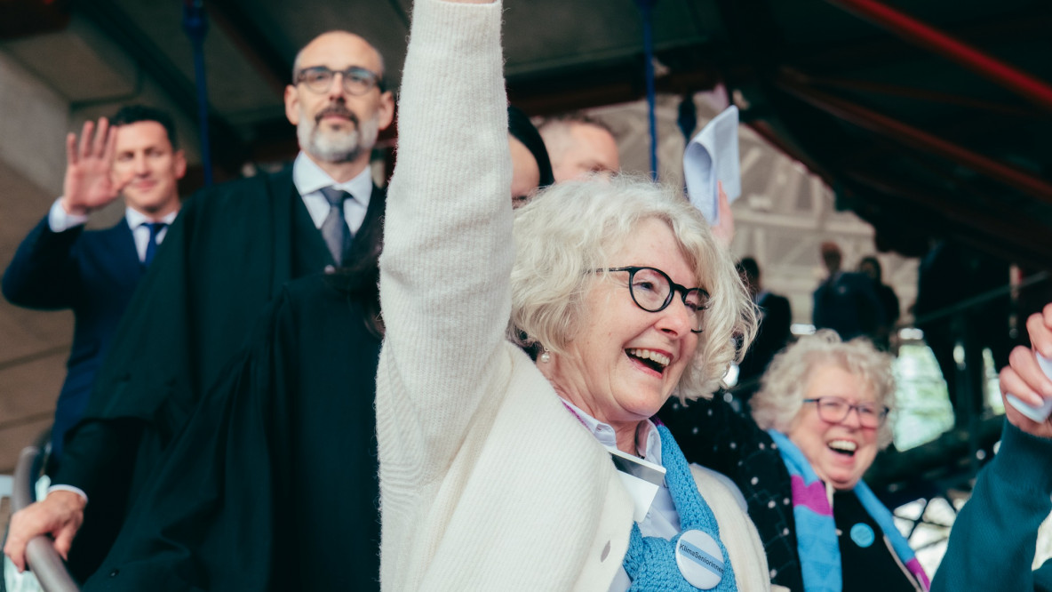 Sieg der Klimaseniorinnen in der Schweiz