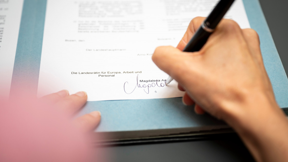 Unterschrift