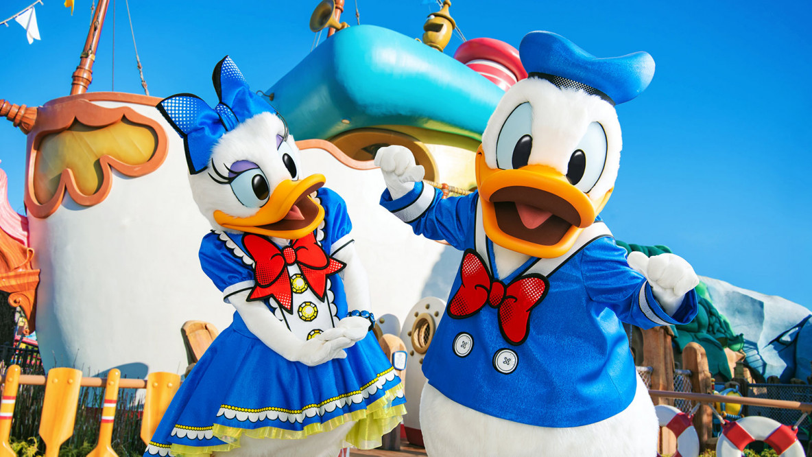 Donald Duck und Daisy Duck