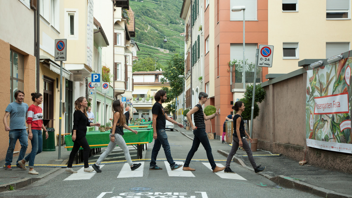 Il team di franzmagazine a Bolzano.