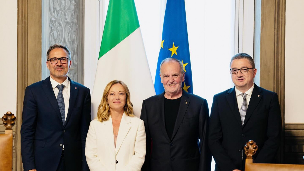 calderoli meloni kompatscher fugatti