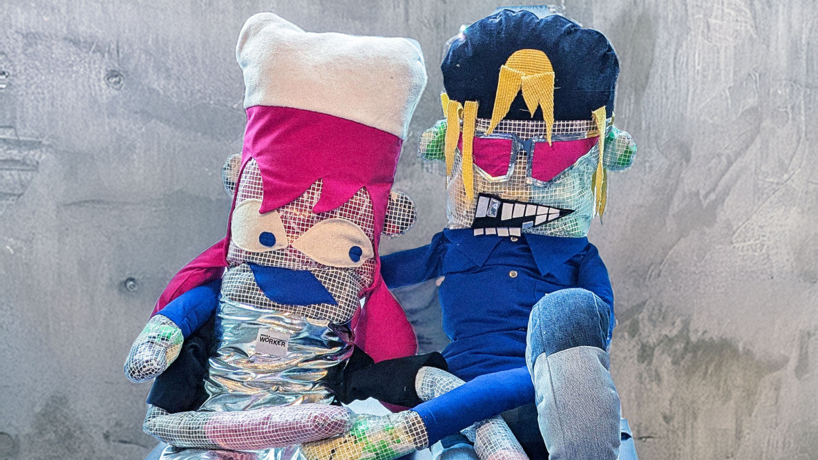 The Giant Upcycled Dolls (Thibault & Jess)