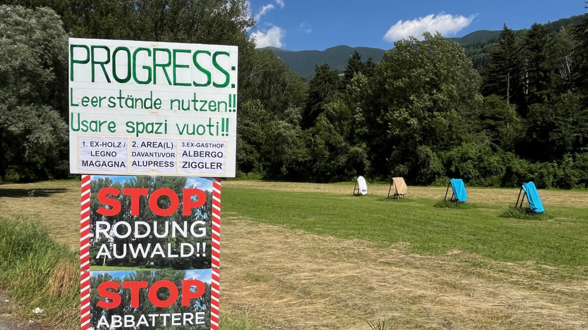 Auwald Industriezone Brixen: Im Visier für ein neues Betriebsgebäude der Firma Progress. Foto: Team Auwald