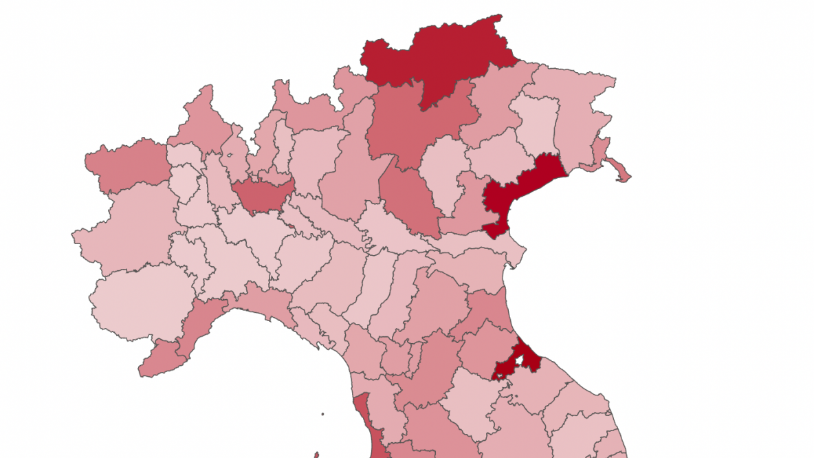 mappa turismo Italia