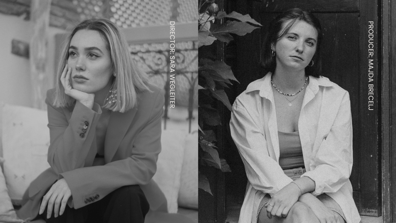 Links die Regisseurin Sara Wegleiter, rechts die Produzentin Majda Brecelj