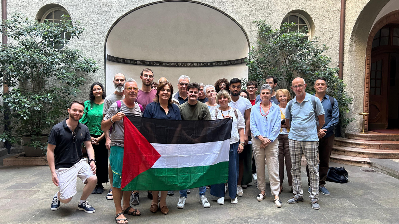 Palestina genocidio pd comune bolzano