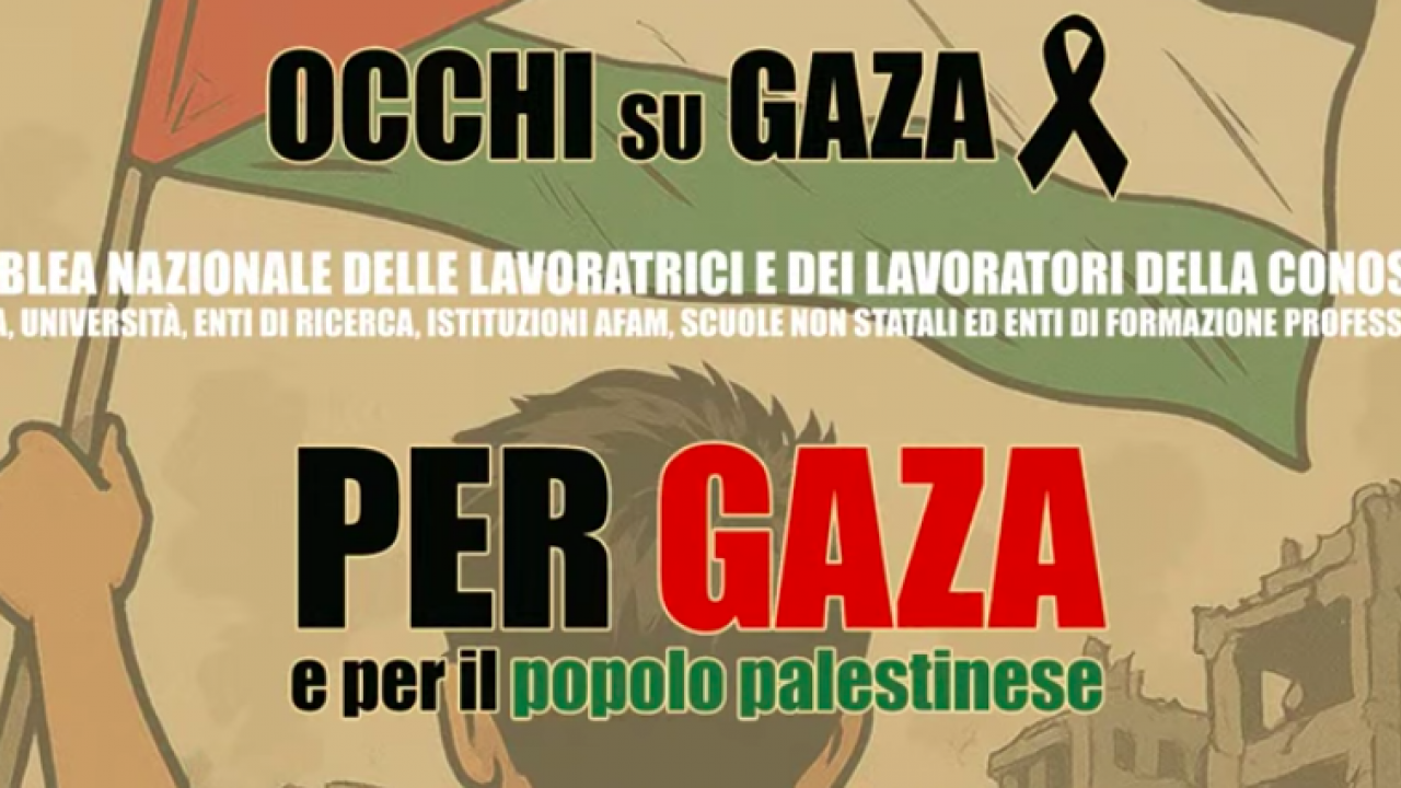 AGB CGIL Occhi su Gaza