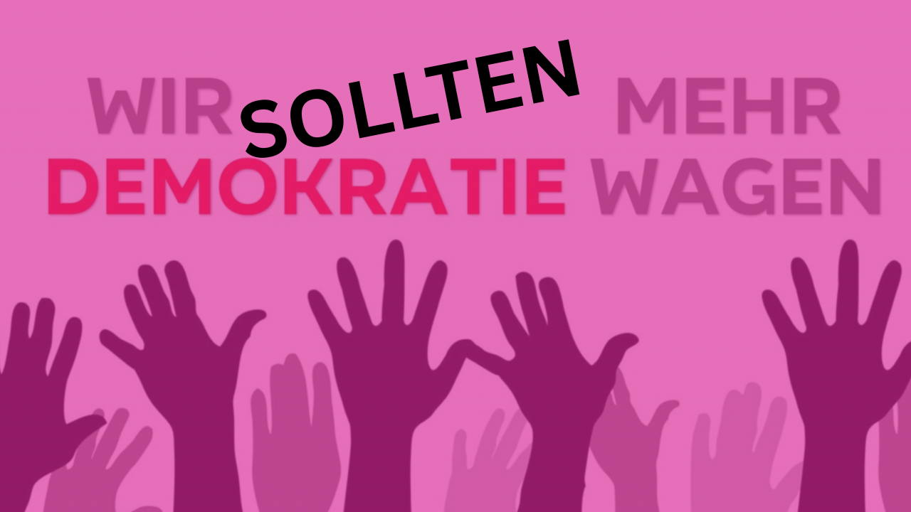 Mehr Demokratie wagen