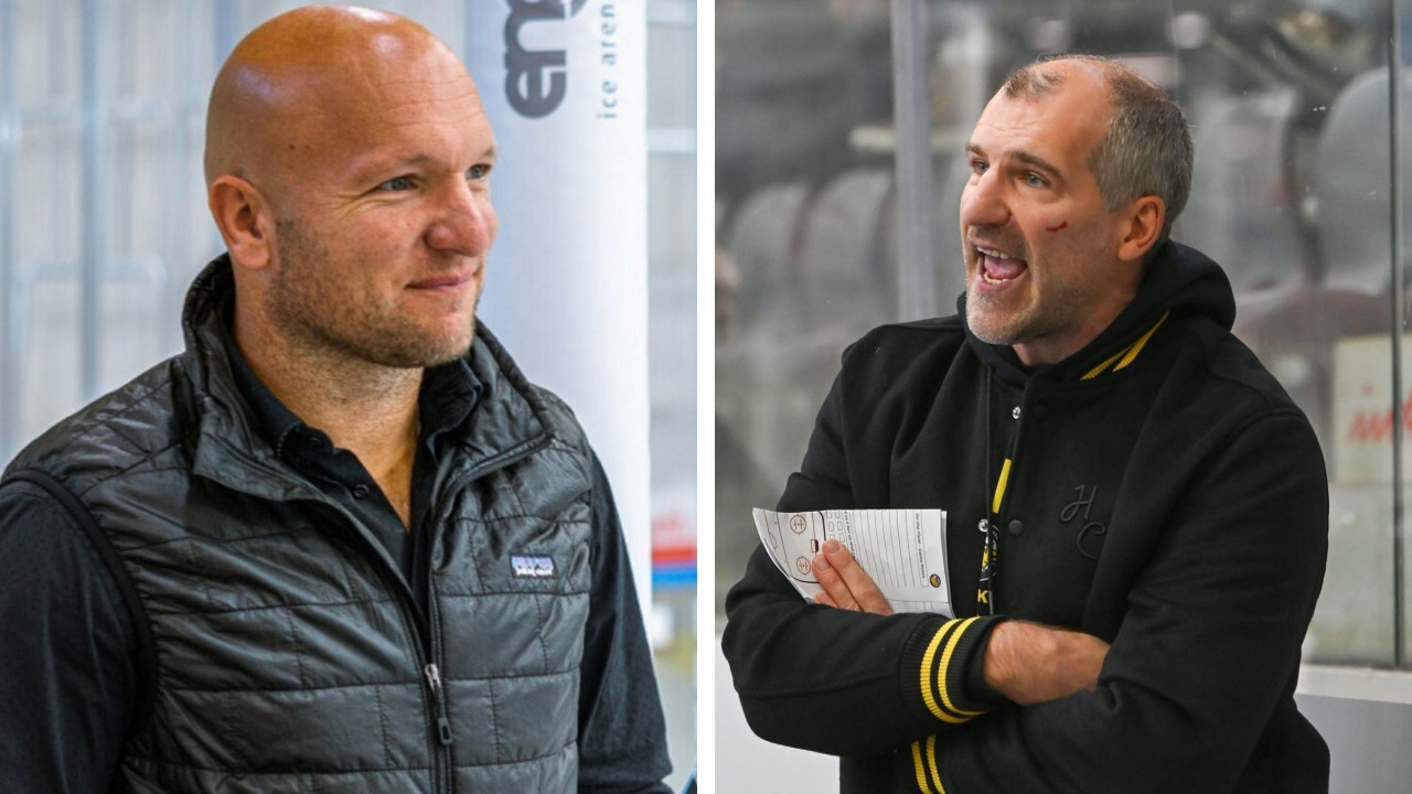 Patrick Bona, sportlicher Leiter des HCP und Headcoach Jason Jaspers