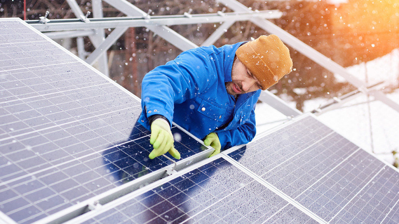 Photovoltaik im Winter