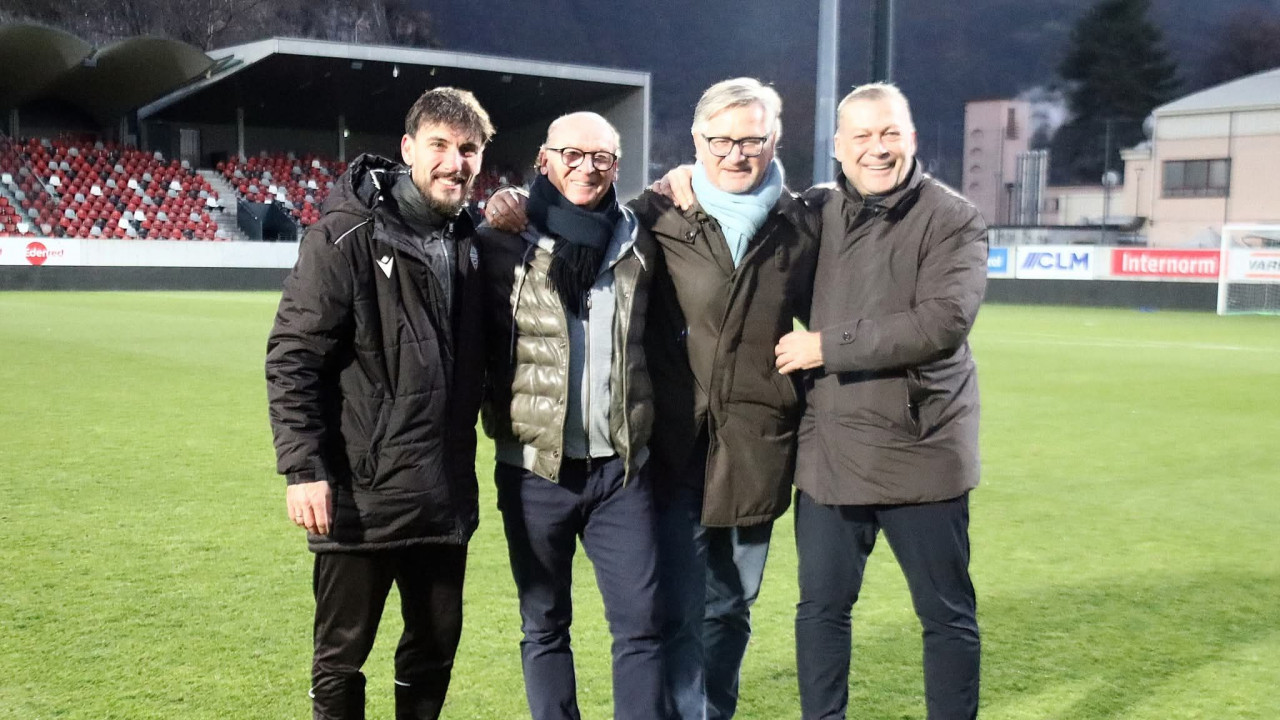 Dirigenza Virtus Bolzano + mister E. Kaptina