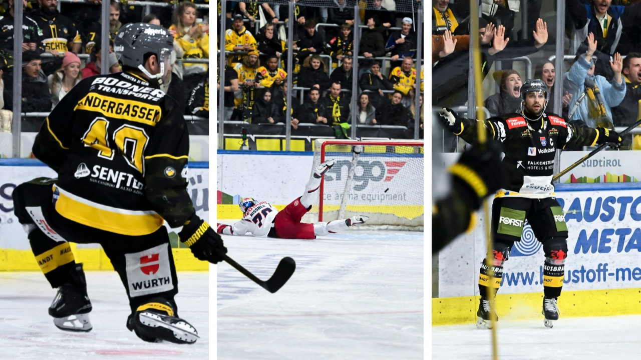 Goldtorschütze Raphael Andergassen. 