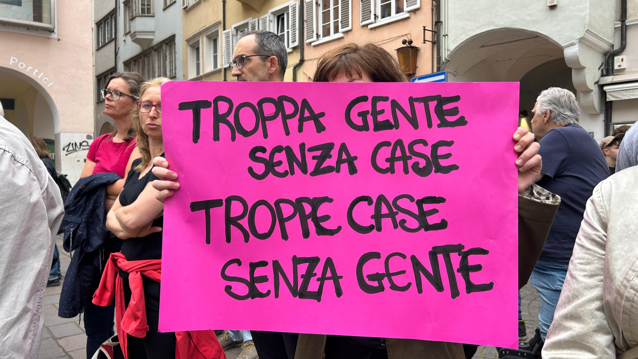 Manifestazione senzatetto