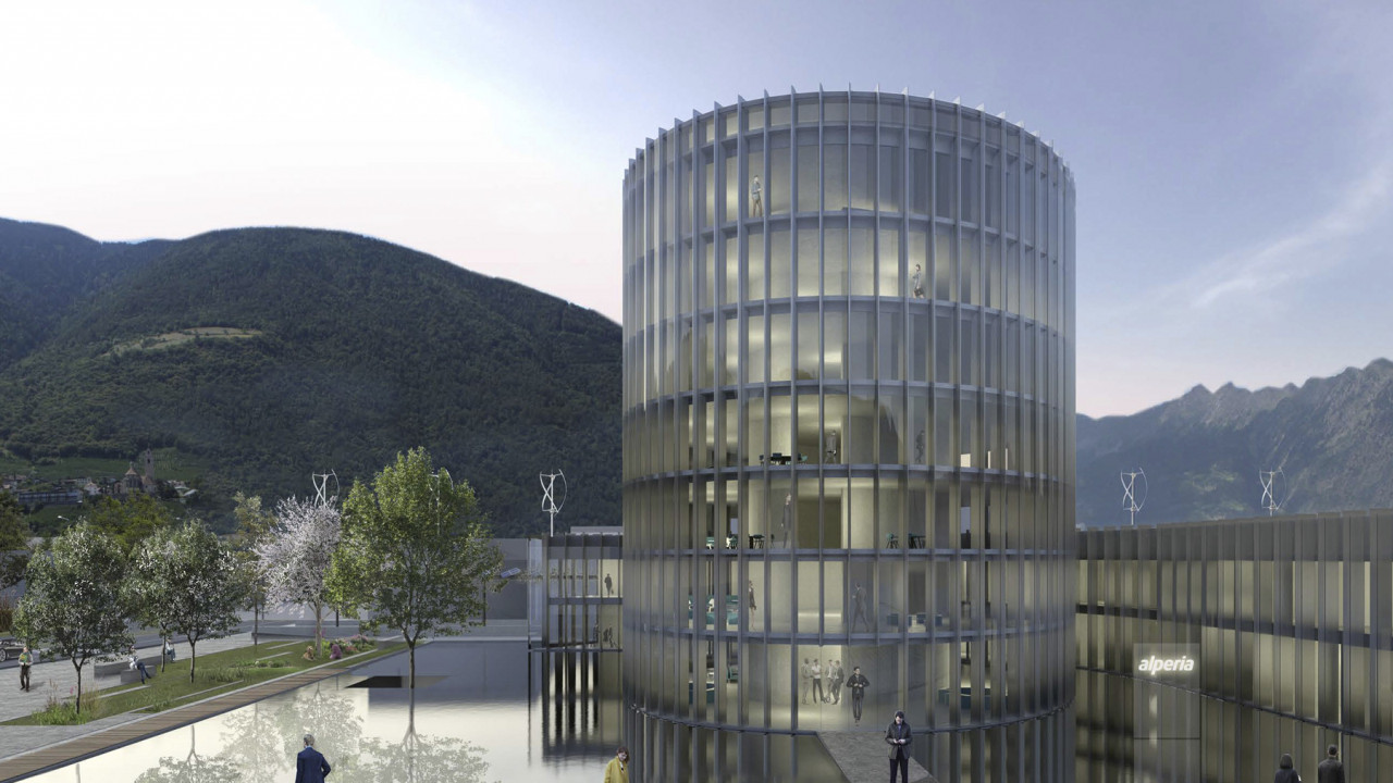 la nuova sede di Alperia a Merano