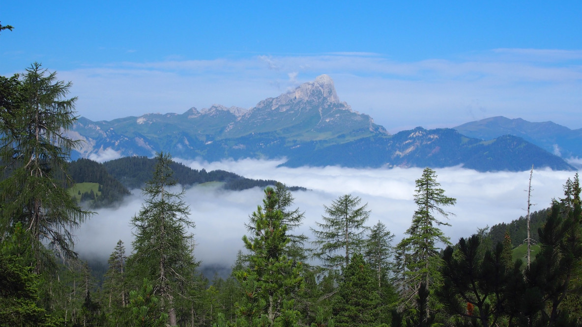 Nebelmeer über dem Gadertal