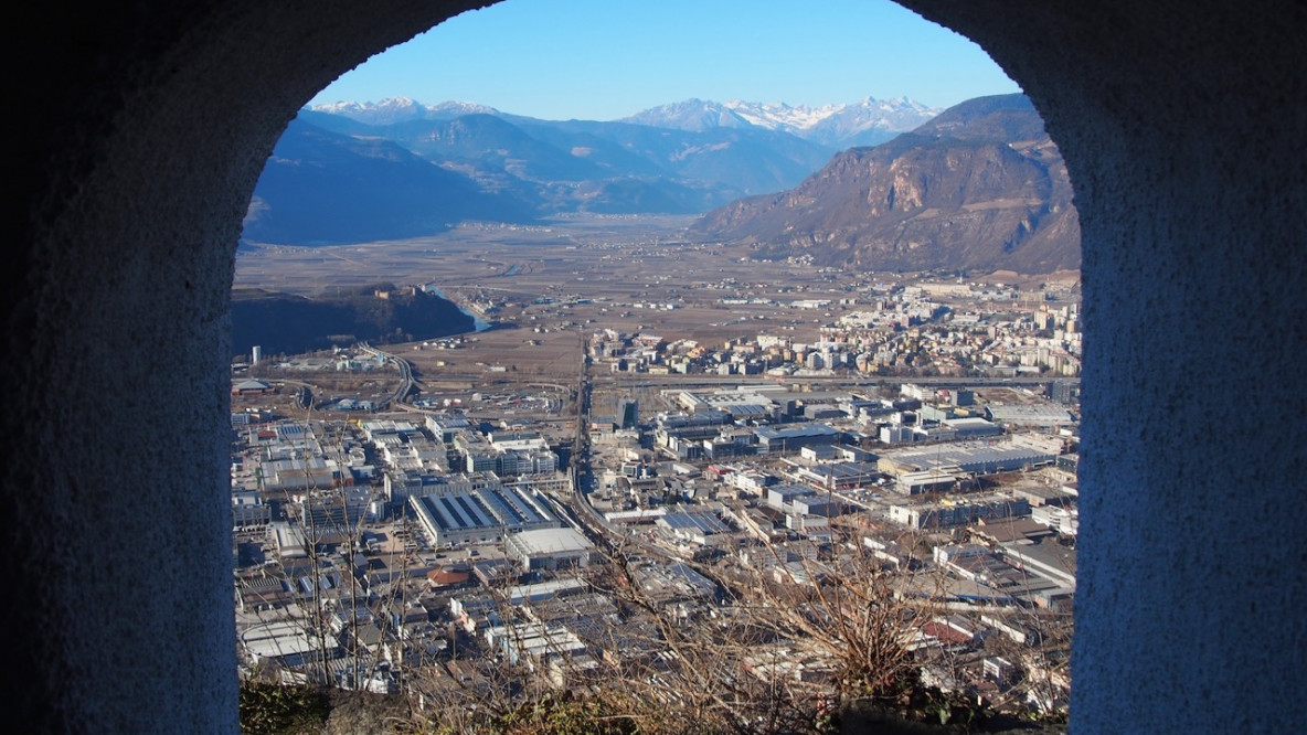 Blick übers Etschtal