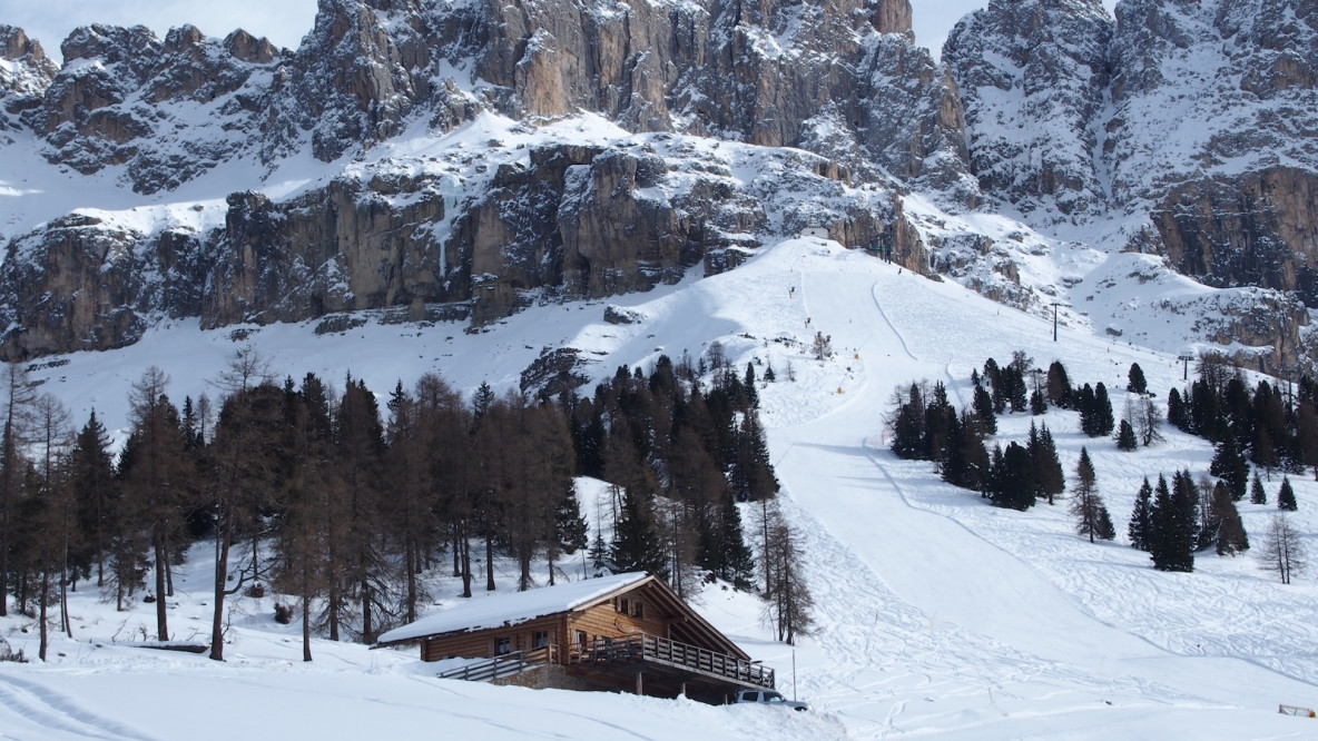 Die Hütte ist in Sicht