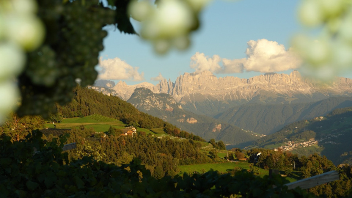 Dolomitenblick beim Ebichner