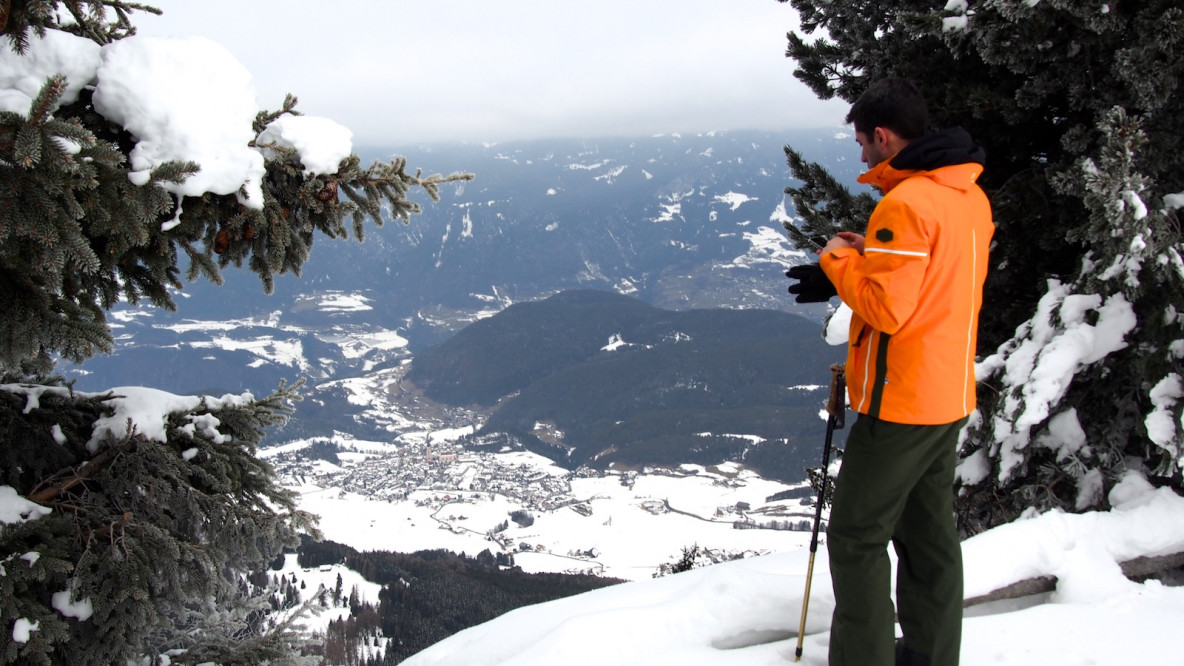 Tiefblick auf Kastelruth