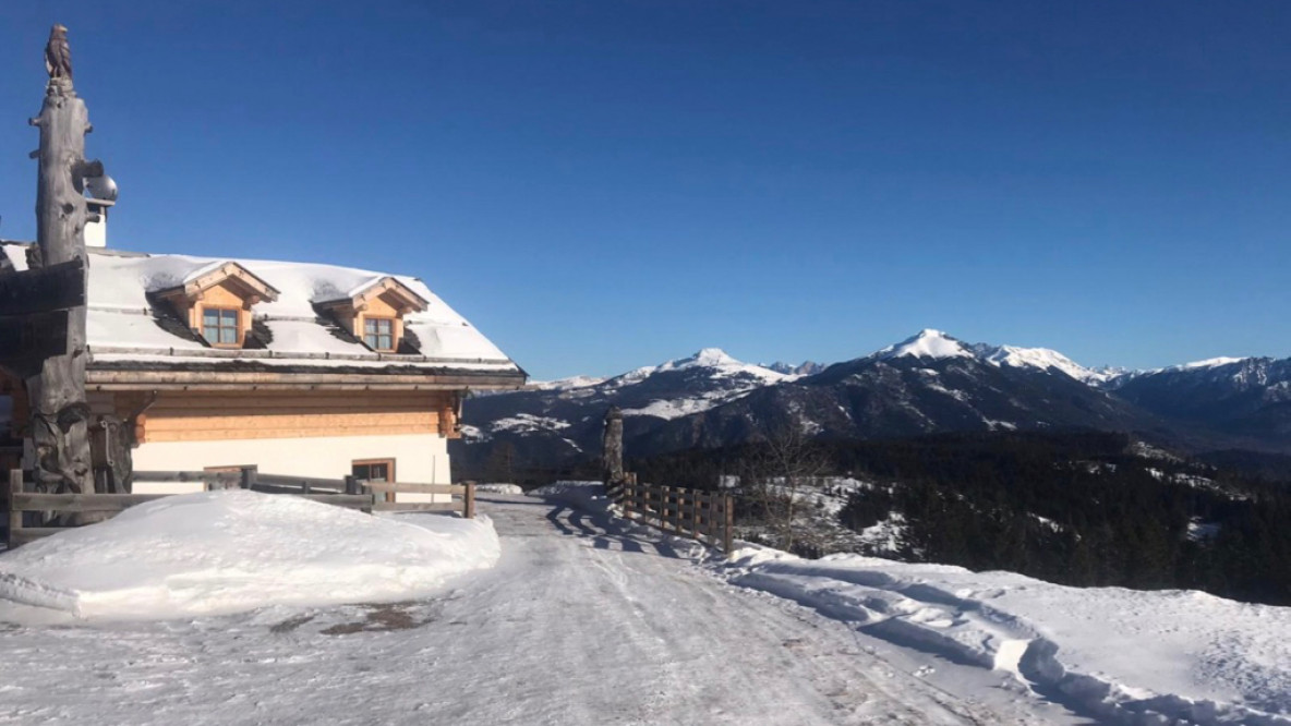 Die Horn Alm liegt bereits auf Trentiner Gebiet