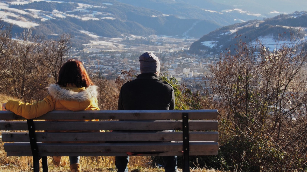 Toller Blick auf Brixen