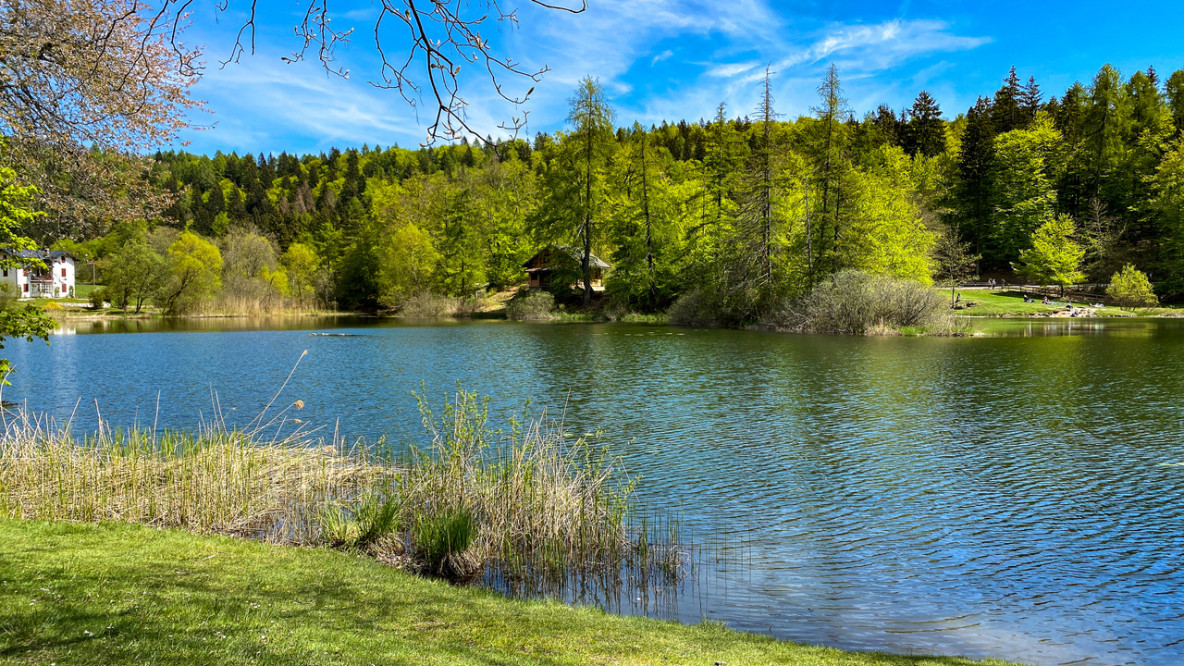 Der romantische Waldsee Lago di Cei