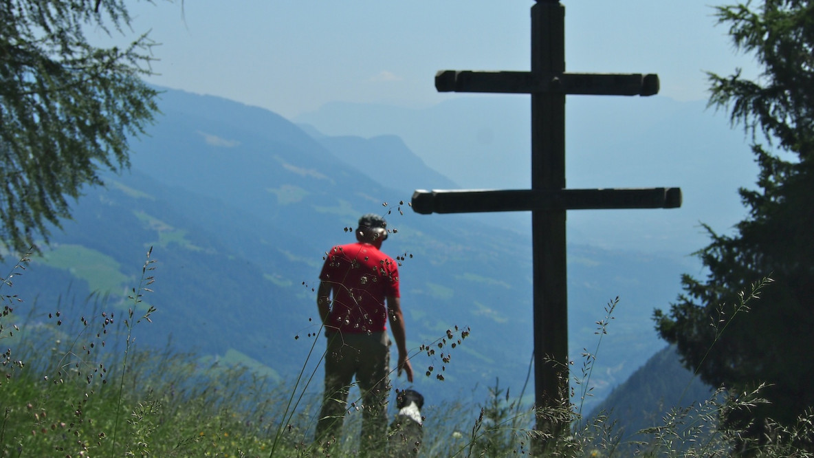 Aussichtspunkt: Wetterkreuz bei der Waalerhütte